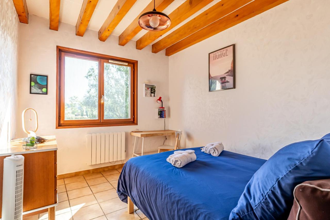 Logement 75M2, Avec Vue, Au Calme, Lyon A 25Km Communay Bagian luar foto